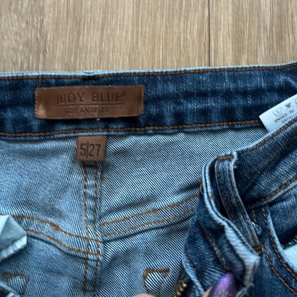 Judy Blue Denim Jeans Size 5 | 27 Wide Leg - Picture 4 of 4